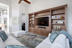 Designed for our wonderful clients in Jupiter, FL, these two stunning transitional wall units, crafted from natural walnut for the family’s living room and study room, highlight the timeless beauty and durability of this classic material—perfect for those who appreciate refined craftsmanship.